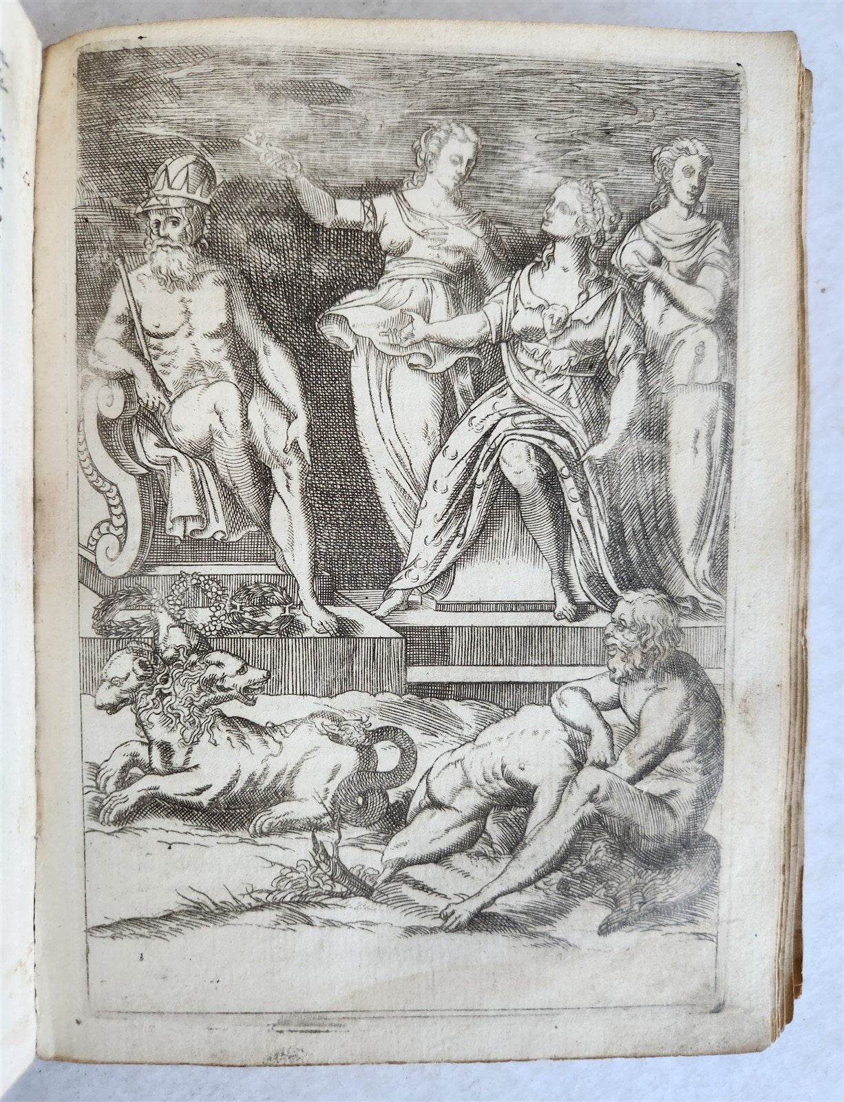 1587 ICONOGRAPHY ILLUSTRATED IDOLS & RELIGIOUS CEREMONIES of ANCIENTS antique