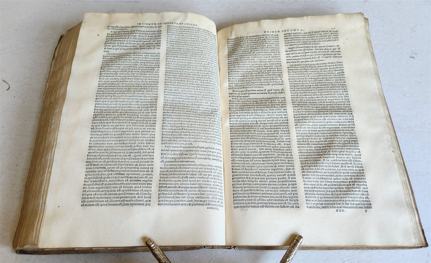 1546 PHILOSOPHY Anitii Manlii Seuerini Boethi Latinorum ILLUSTRATED antique