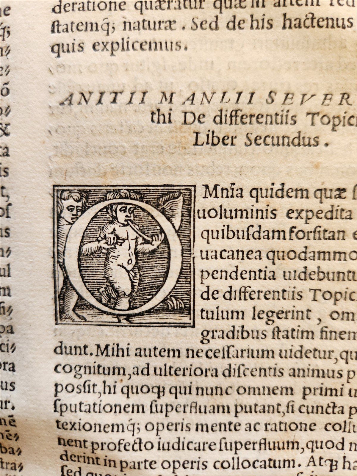 1546 PHILOSOPHY Anitii Manlii Seuerini Boethi Latinorum ILLUSTRATED antique