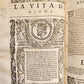 1607 PLUTARCH LIVES of ILLUSTRIOUS GREEKS & ROMANS antique VELLUM ILLUSTRATED