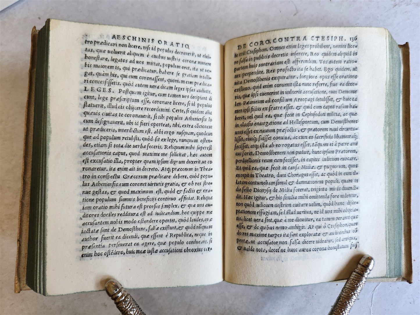 1545 DEMOSTHENES & AESCHINES mutuae accusationes de ementita legatione antique
