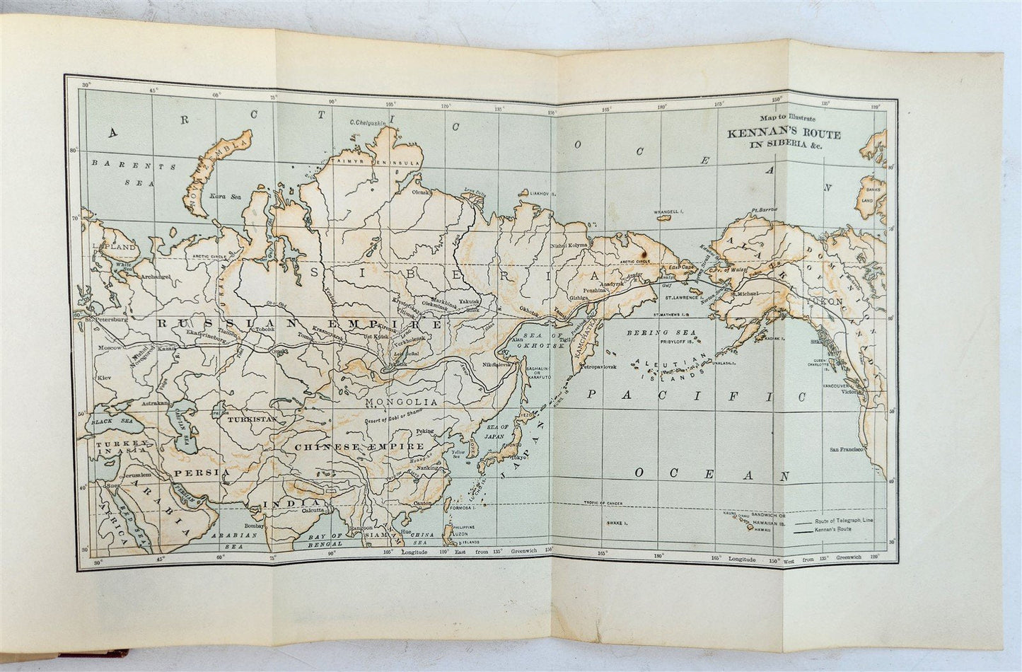 1910 TENT-LIFE in SIBERIA by GEORGE KENNAN antique ILLUSTRATED