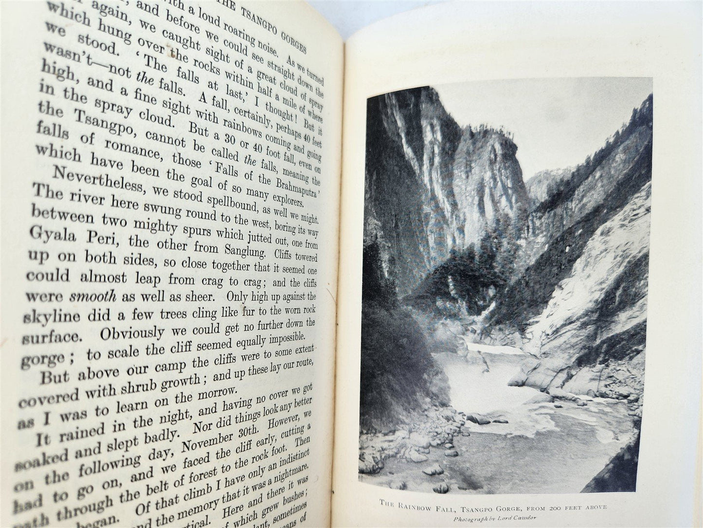 1926 The Riddle of the Tsangpo gorges by Captain Ward antique ILLUSTRATED w/ MAP