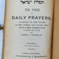 1860 GERMAN & POLISH JEWS PRAYER BOOK SIDDUR antique FINE BINDING HEBREW/ENGLISH