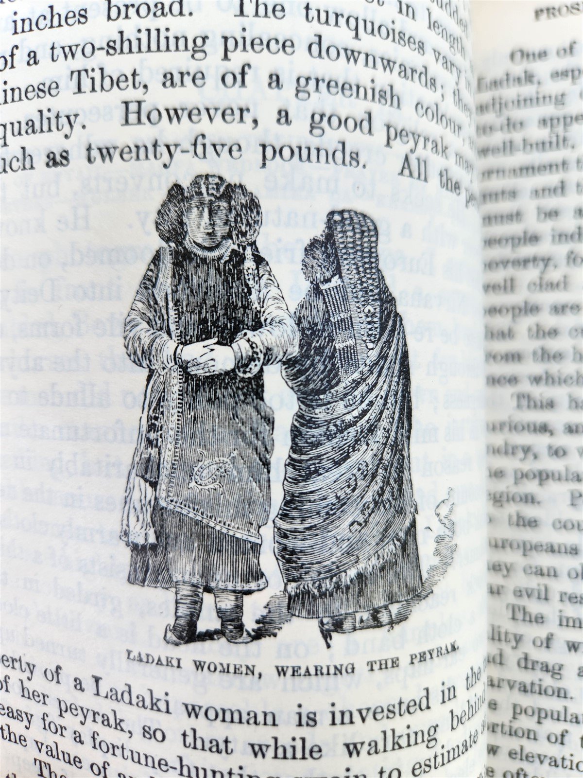 1911 WHERE 3 EMPIRES MET antique PRIZE BINDING travel to Kashmir Tibet Giglit