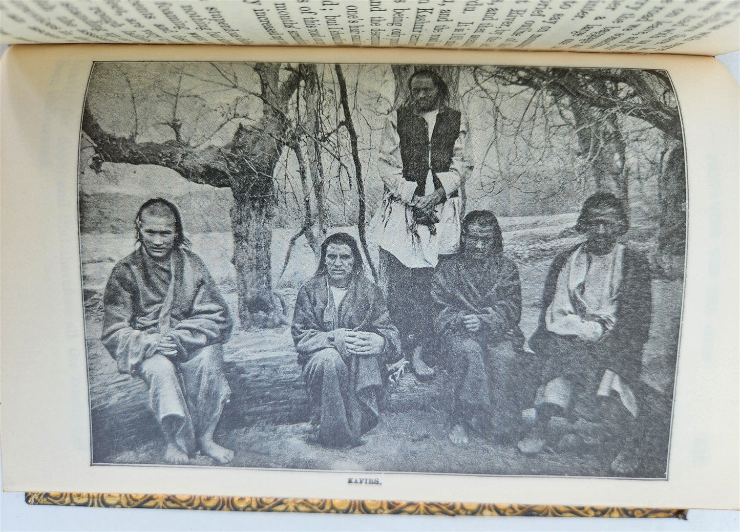 1911 WHERE 3 EMPIRES MET antique PRIZE BINDING travel to Kashmir Tibet Giglit