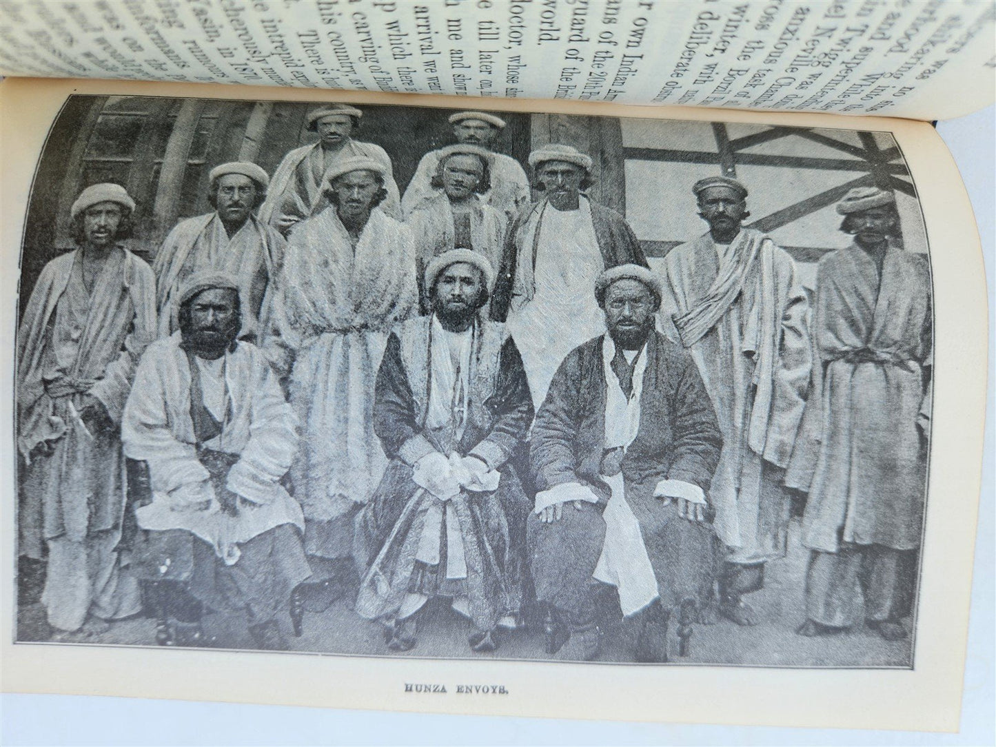 1911 WHERE 3 EMPIRES MET antique PRIZE BINDING travel to Kashmir Tibet Giglit