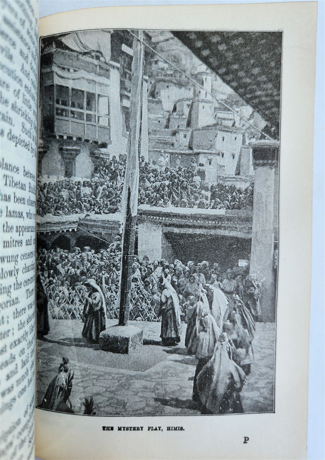 1911 WHERE 3 EMPIRES MET antique PRIZE BINDING travel to Kashmir Tibet Giglit