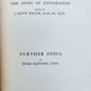 1905 FURTHER INDIA EXPLORATION in BURMA MALAYA SIAM INDO-CHINA antique ILLUSTR.