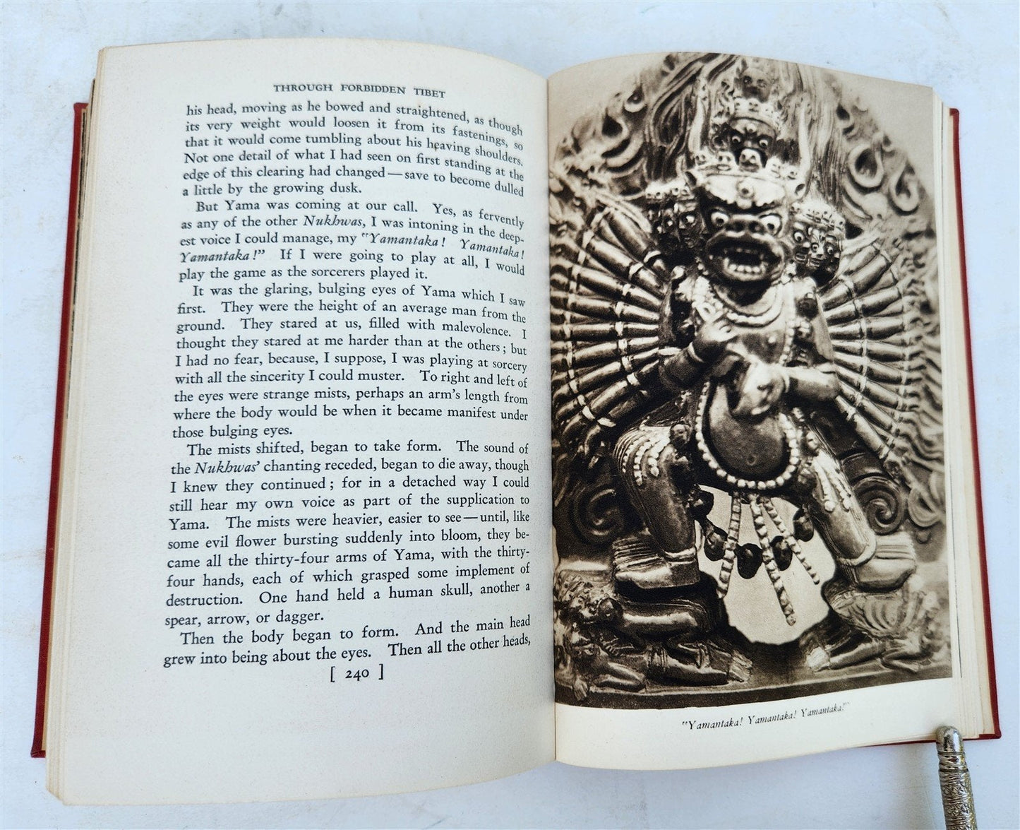 1935 THROUGH FORBIDDEN TIBET antique by Harrison Forman ILLUSTRATED