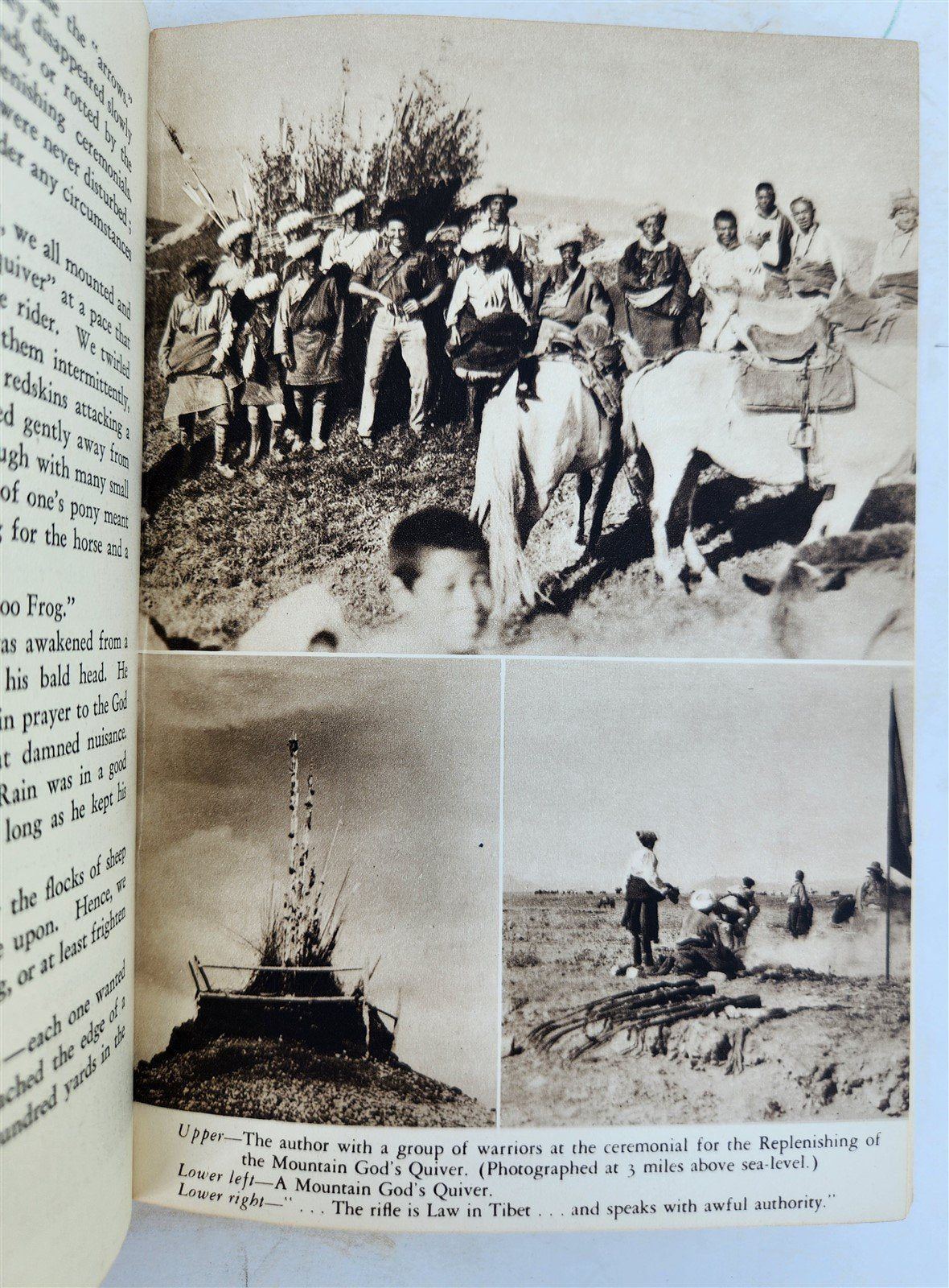 1935 THROUGH FORBIDDEN TIBET antique by Harrison Forman ILLUSTRATED