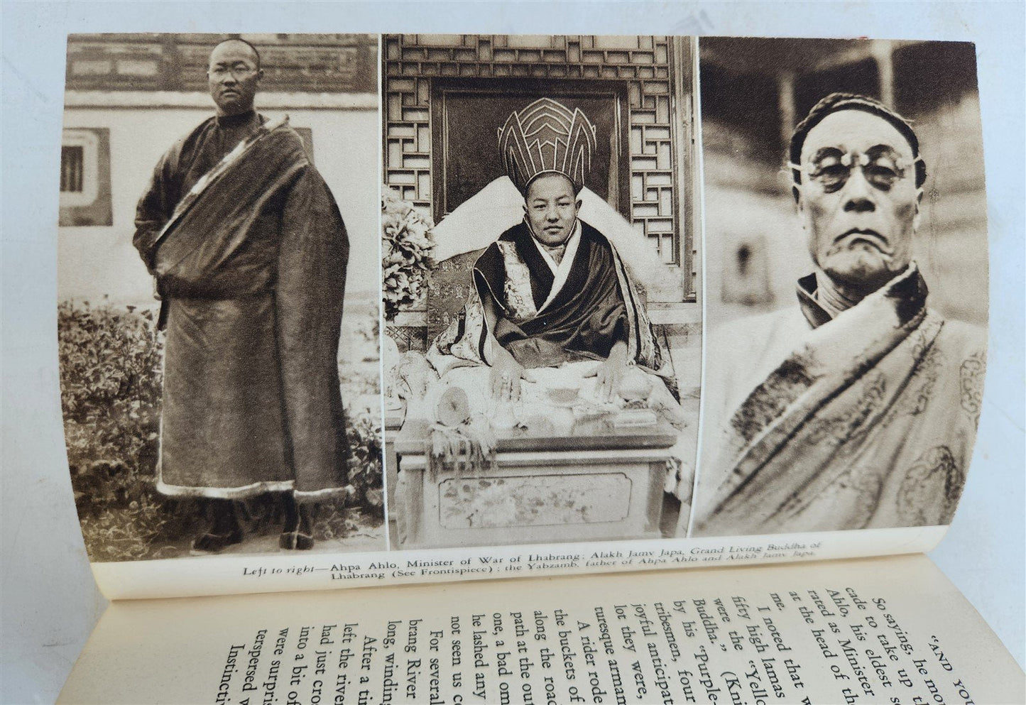 1935 THROUGH FORBIDDEN TIBET antique by Harrison Forman ILLUSTRATED