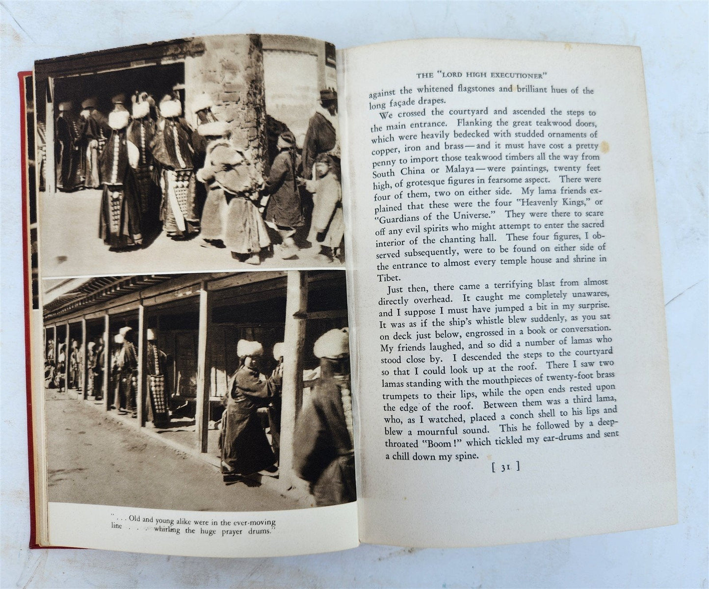 1935 THROUGH FORBIDDEN TIBET antique by Harrison Forman ILLUSTRATED