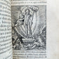 1549 BIBLE in LATIN ILLUSTRATED w/ 108 WOODCUTS antique RARE pocket size