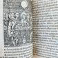 1549 BIBLE in LATIN ILLUSTRATED w/ 108 WOODCUTS antique RARE pocket size