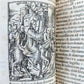 1549 BIBLE in LATIN ILLUSTRATED w/ 108 WOODCUTS antique RARE pocket size