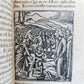 1549 BIBLE in LATIN ILLUSTRATED w/ 108 WOODCUTS antique RARE pocket size