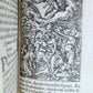 1549 BIBLE in LATIN ILLUSTRATED w/ 108 WOODCUTS antique RARE pocket size