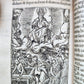 1549 BIBLE in LATIN ILLUSTRATED w/ 108 WOODCUTS antique RARE pocket size