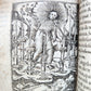 1549 BIBLE in LATIN ILLUSTRATED w/ 108 WOODCUTS antique RARE pocket size