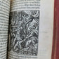 1549 BIBLE in LATIN ILLUSTRATED w/ 108 WOODCUTS antique RARE pocket size