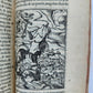 1549 BIBLE in LATIN ILLUSTRATED w/ 108 WOODCUTS antique RARE pocket size