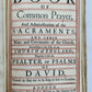 1713 BOOK of COMMON PRAYER ILLUSTRATED antique ORIGINAL BINDING by John Baskett