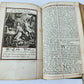 1713 BOOK of COMMON PRAYER ILLUSTRATED antique ORIGINAL BINDING by John Baskett