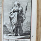1713 BOOK of COMMON PRAYER ILLUSTRATED antique ORIGINAL BINDING by John Baskett