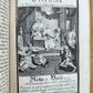 1713 BOOK of COMMON PRAYER ILLUSTRATED antique ORIGINAL BINDING by John Baskett