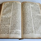 1758 BOOK of COMMON PRAYER & PSALMS of DAVID antique ORIGINAL BINDING