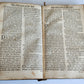1758 BOOK of COMMON PRAYER & PSALMS of DAVID antique ORIGINAL BINDING