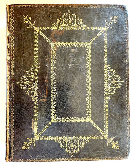 1754 BOOK of COMMON PRAYER & PSALMS of DAVID antique ORIGINAL BINDING