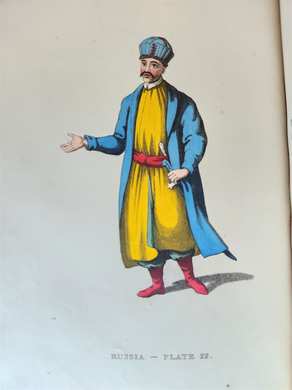 1814 PICTURESQUE REPRESENTATIONS DRESS & MANNERS of RUSSIANS antique 64 PLATES