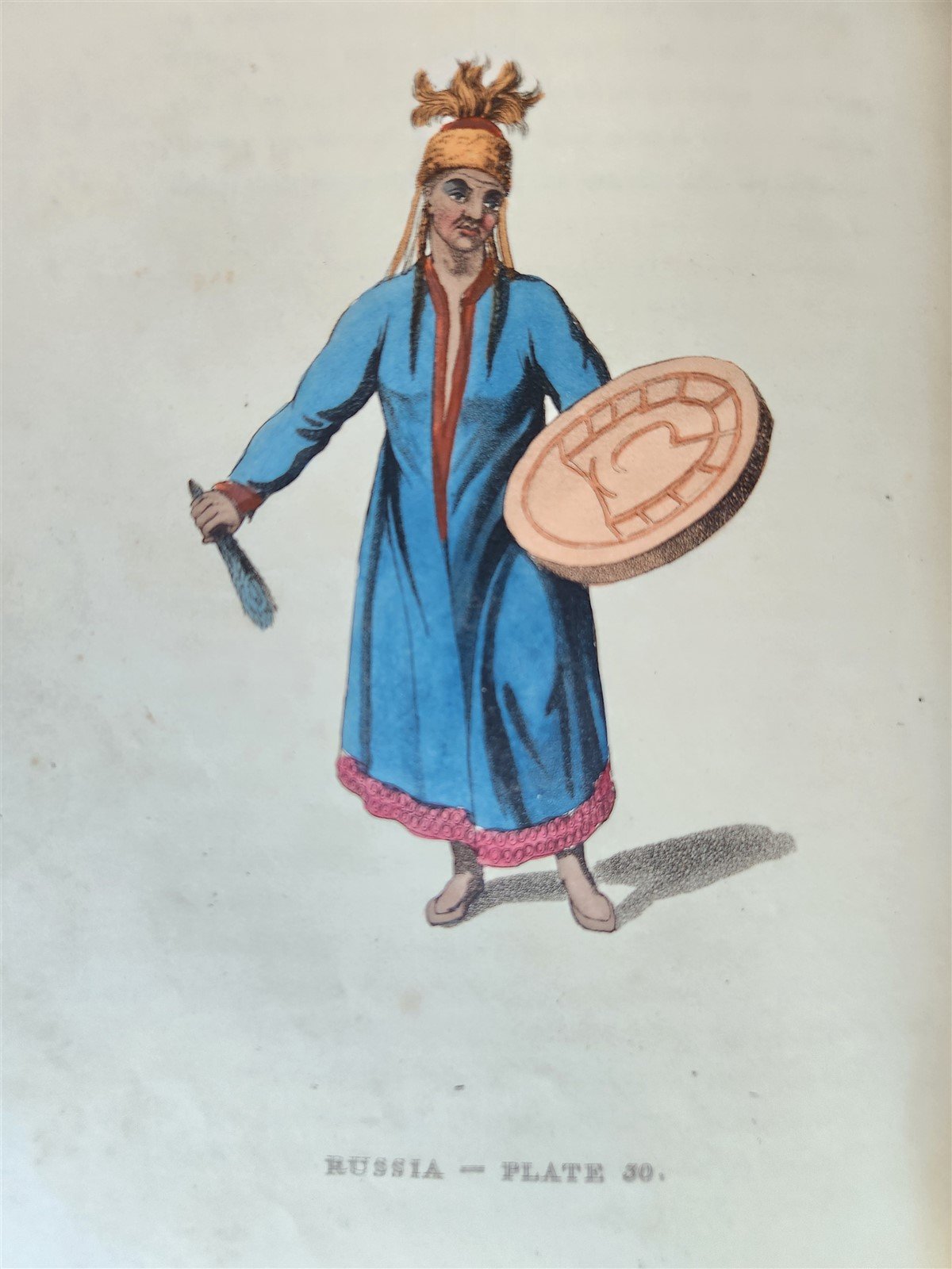 1814 PICTURESQUE REPRESENTATIONS DRESS & MANNERS of RUSSIANS antique 64 PLATES