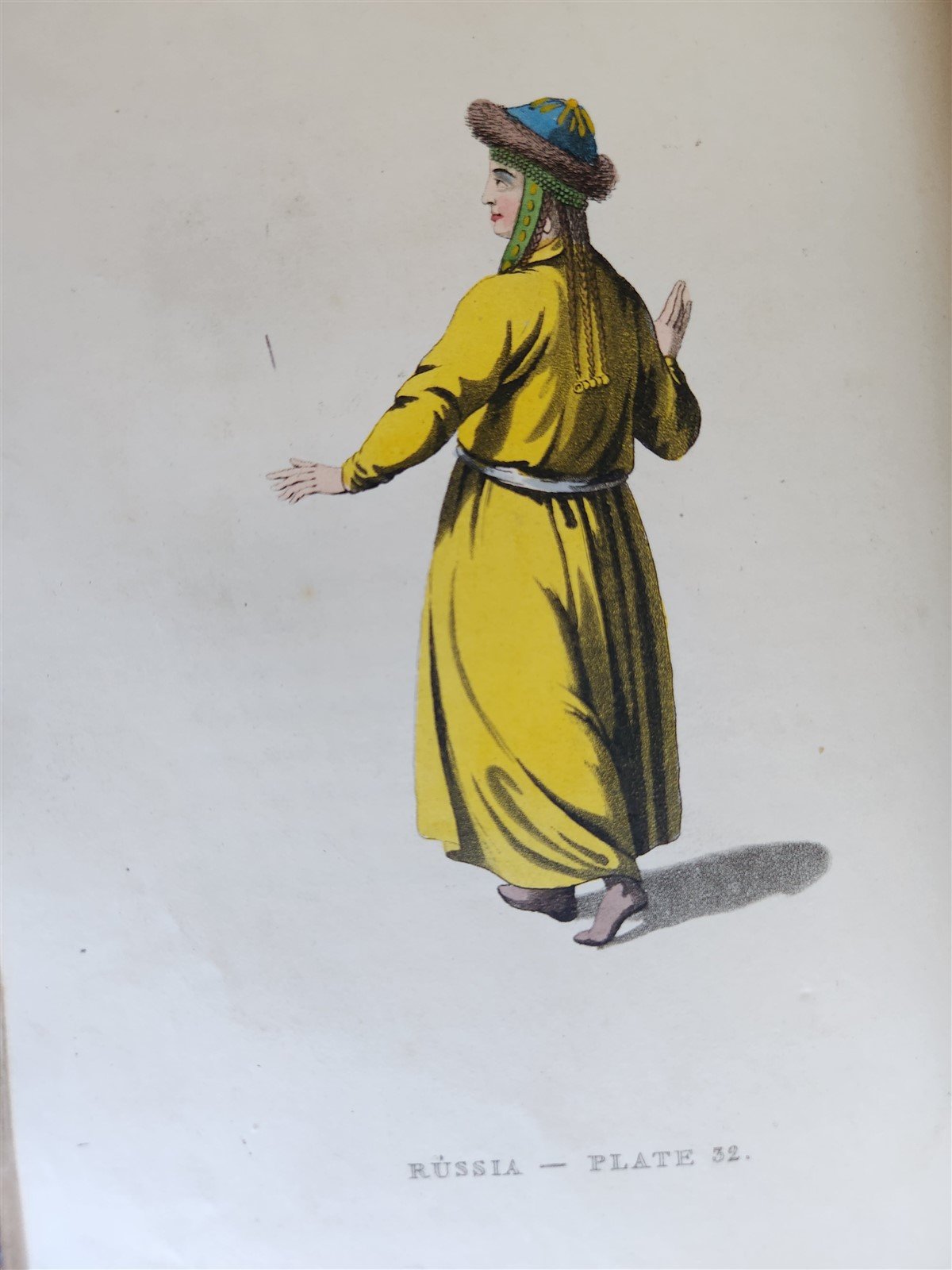 1814 PICTURESQUE REPRESENTATIONS DRESS & MANNERS of RUSSIANS antique 64 PLATES