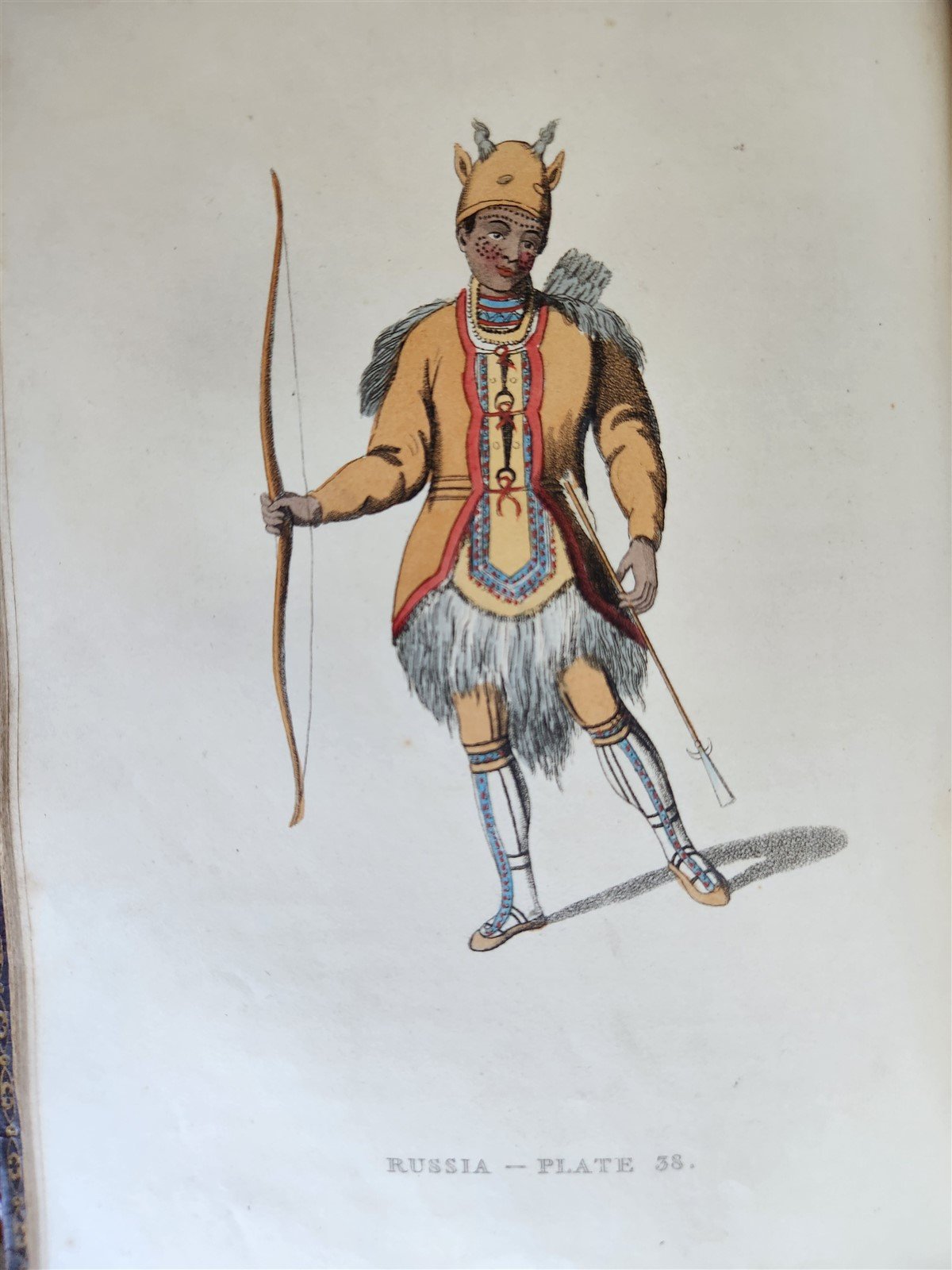 1814 PICTURESQUE REPRESENTATIONS DRESS & MANNERS of RUSSIANS antique 64 PLATES