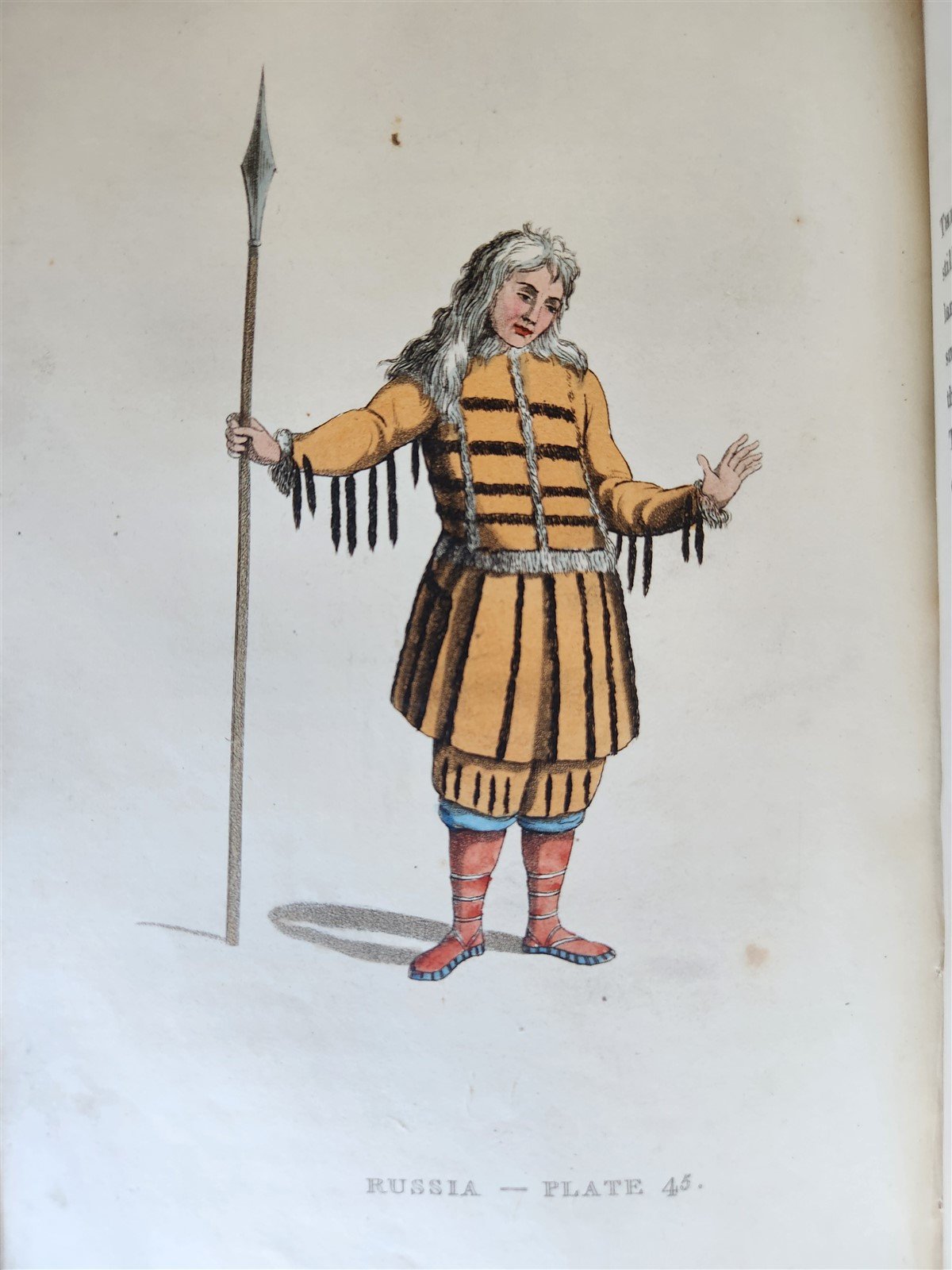 1814 PICTURESQUE REPRESENTATIONS DRESS & MANNERS of RUSSIANS antique 64 PLATES