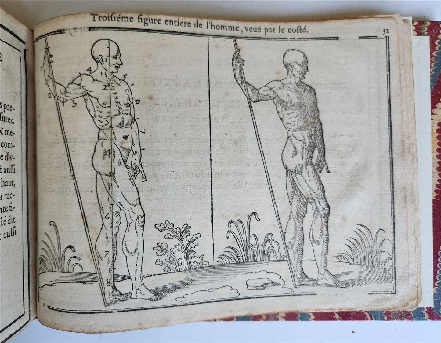 1676 DRAWING BOOK by Jean Cousin antique ILLUSTRATED w/ 33 MAGNIFICENT WOODCUTS