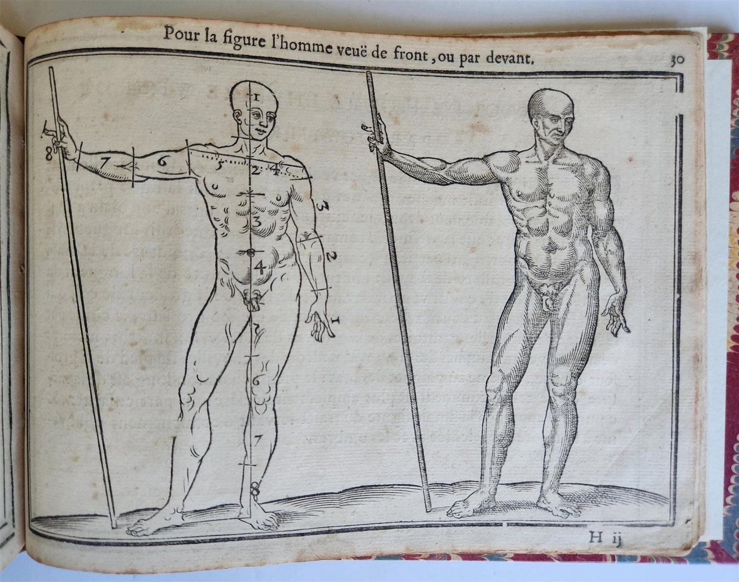 1676 DRAWING BOOK by Jean Cousin antique ILLUSTRATED w/ 33 MAGNIFICENT WOODCUTS