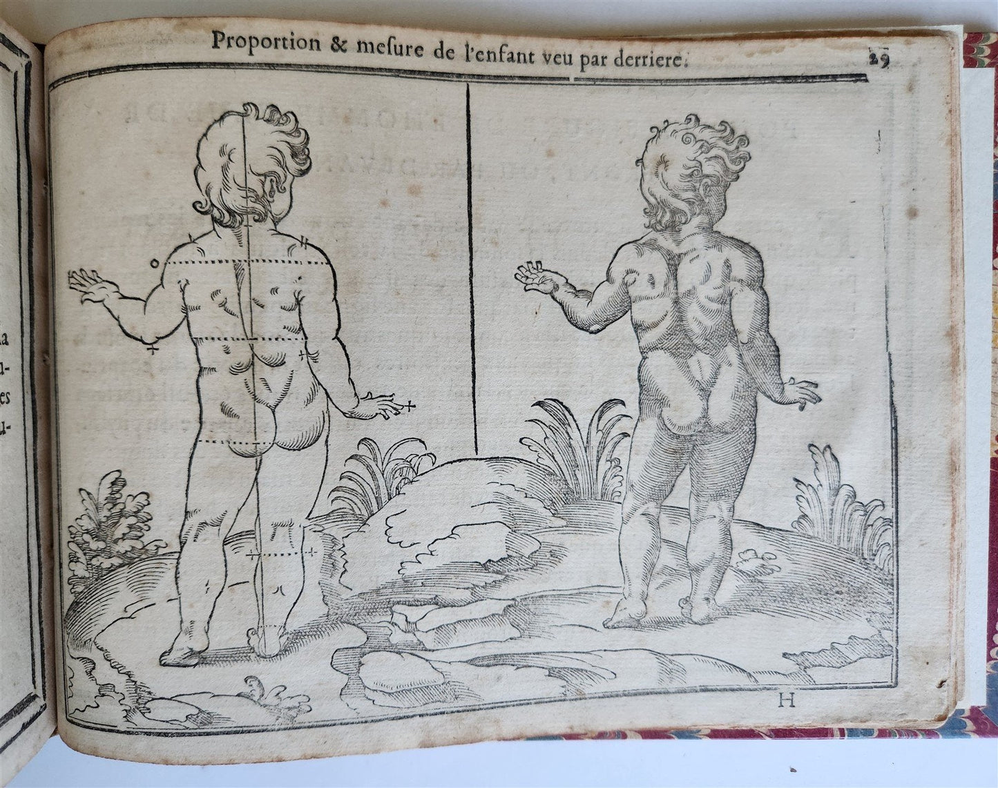 1676 DRAWING BOOK by Jean Cousin antique ILLUSTRATED w/ 33 MAGNIFICENT WOODCUTS