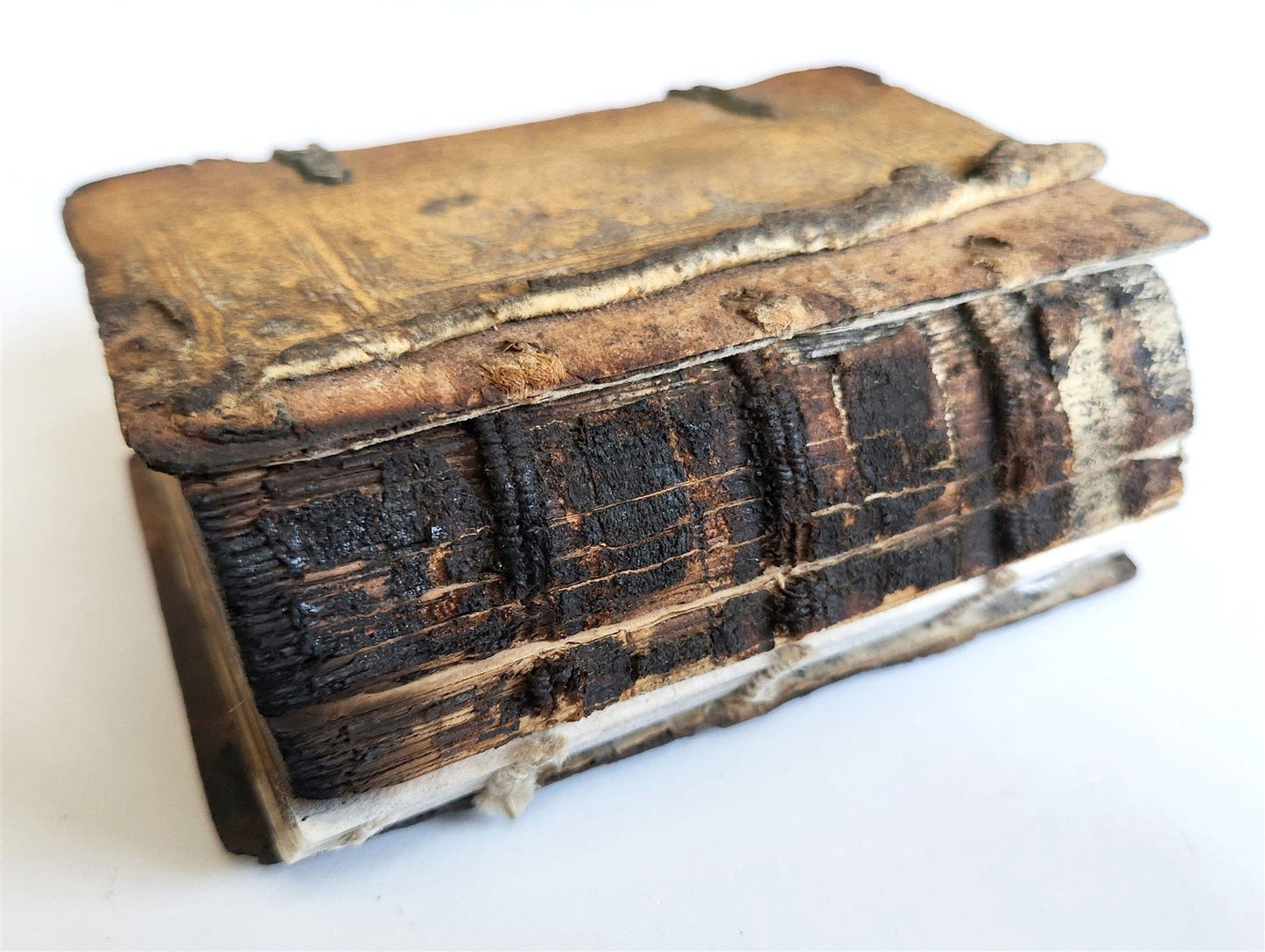 1555 BIBLE in LATIN NEW TESTAMENT ILLUSTRATED antique RARE POCKET SIZE EDITION