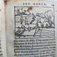 1555 BIBLE in LATIN NEW TESTAMENT ILLUSTRATED antique RARE POCKET SIZE EDITION