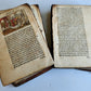 1555 BIBLE in LATIN NEW TESTAMENT ILLUSTRATED antique RARE POCKET SIZE EDITION