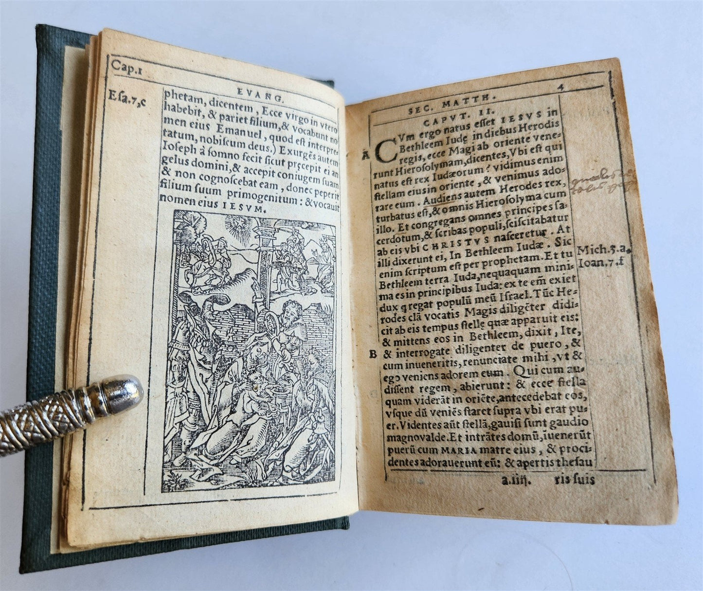 1542 BIBLE in LATIN ILLUSTRATED by Sebald Beham antique RARE POCKET SIZE BIBLIA