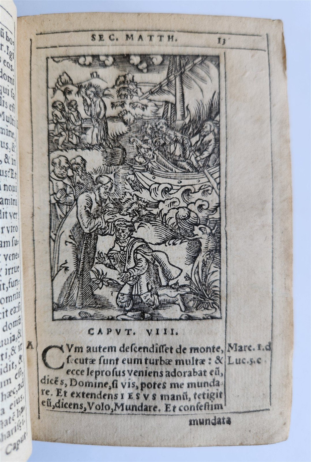 1542 BIBLE in LATIN ILLUSTRATED by Sebald Beham antique RARE POCKET SIZE BIBLIA