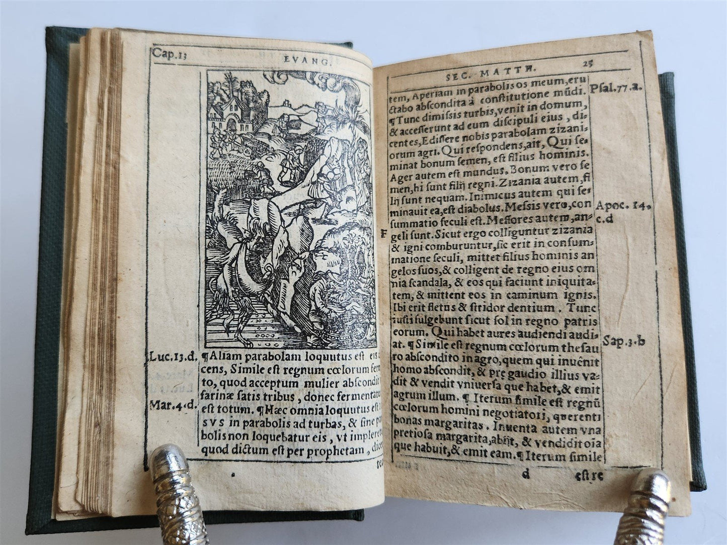 1542 BIBLE in LATIN ILLUSTRATED by Sebald Beham antique RARE POCKET SIZE BIBLIA