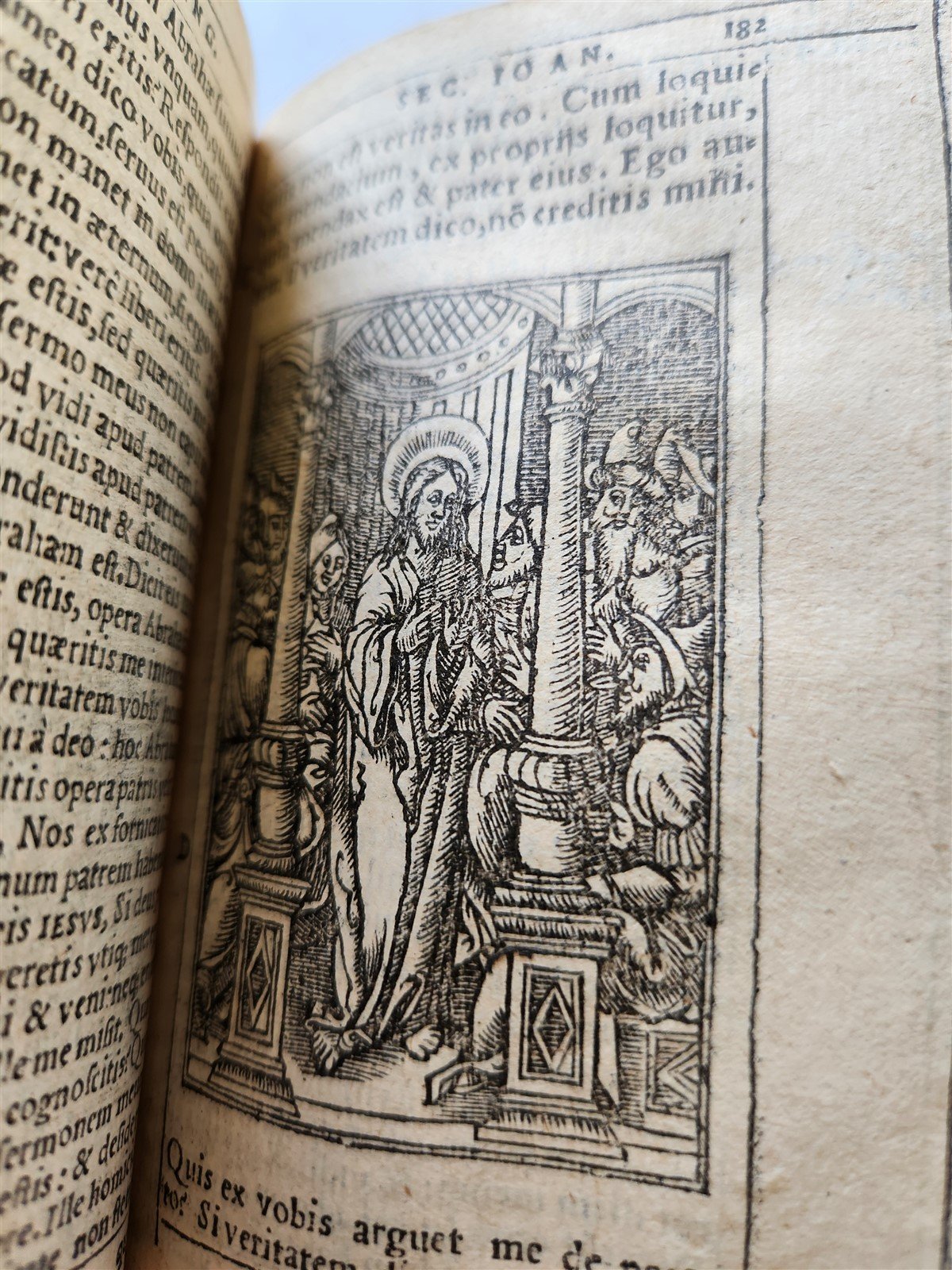 1542 BIBLE in LATIN ILLUSTRATED by Sebald Beham antique RARE POCKET SIZE BIBLIA