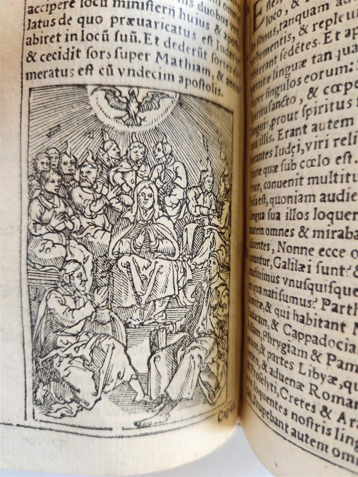 1542 BIBLE in LATIN ILLUSTRATED by Sebald Beham antique RARE POCKET SIZE BIBLIA