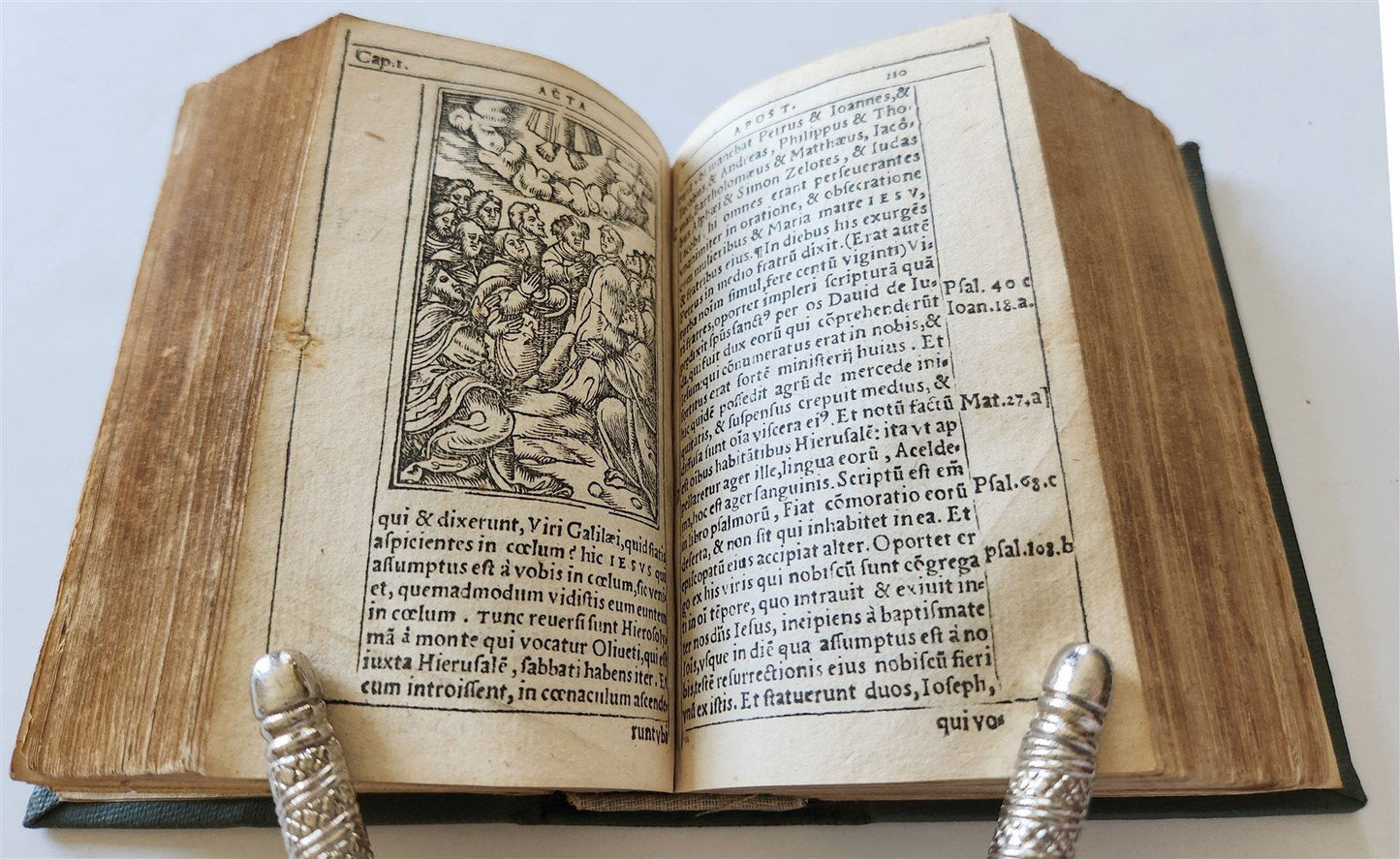 1542 BIBLE in LATIN ILLUSTRATED by Sebald Beham antique RARE POCKET SIZE BIBLIA